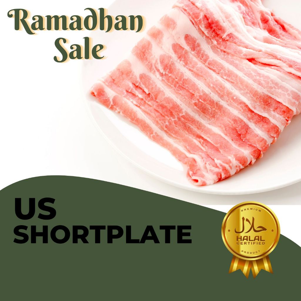 

Halal - RAMADHAN SALE - US Beef Slice Shortplate 500 Gram