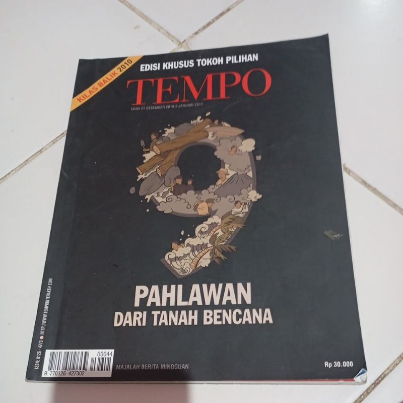 majalah tempo edisi khusus tokoh pilihan edisi 27 Desember 2010-2 Januari 2011