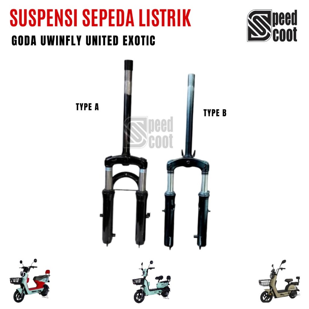 Fork Suspensi Depan Sepeda Listrik
