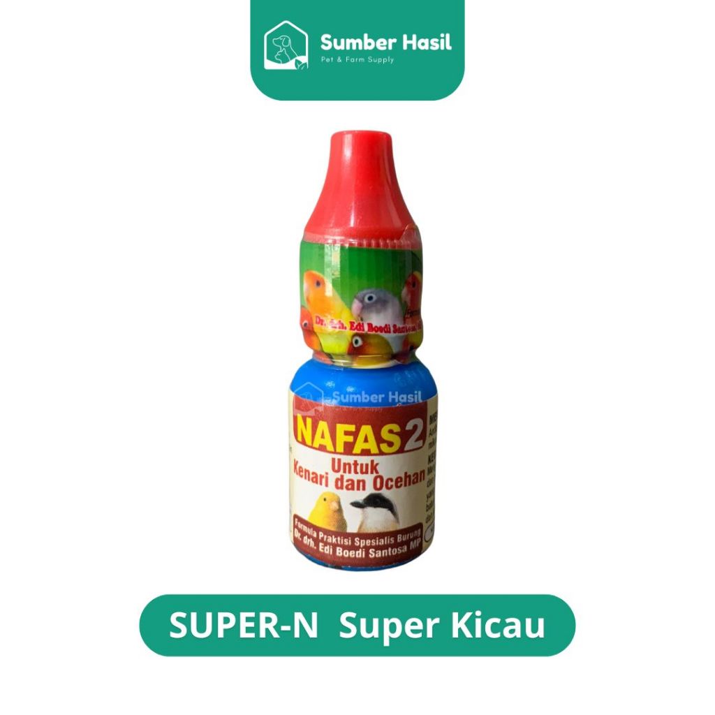 NAFAS 2 OBAT BURUNG drh. EDI UNTUK OBAT PERNAFASA KRONIS BURUNG KENARI DAN KICAU ORIGINAL