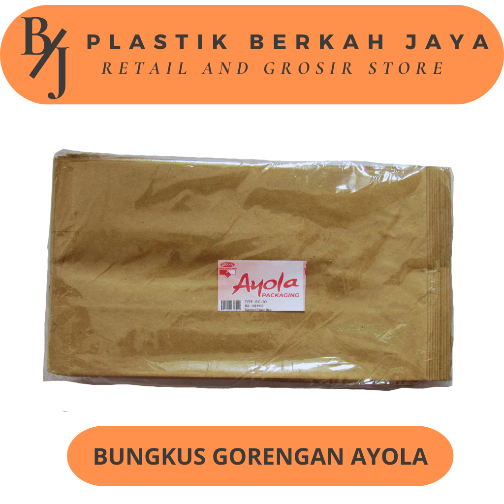 

BUNGKUS GORENGAN AYOLA / BUNGKUS MAKANAN AYOLA