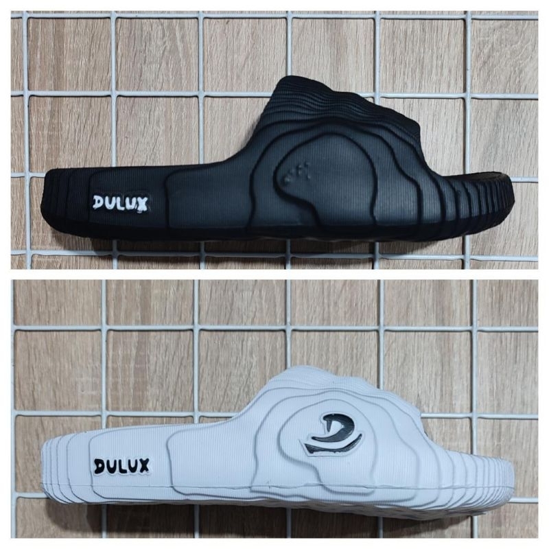 0091,sandal dulux, sandal dulux kokop, sandal dulux kokop putih, sandal dulux model Adilette, sandal