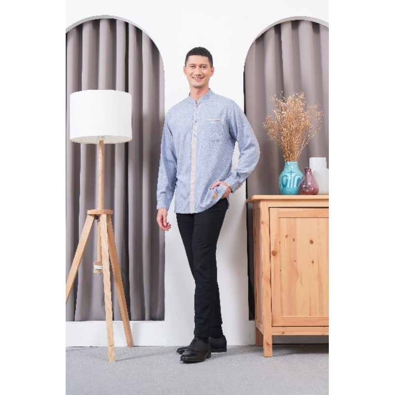 Koko Nibras NSK 090 NAVY Lengan Panjang