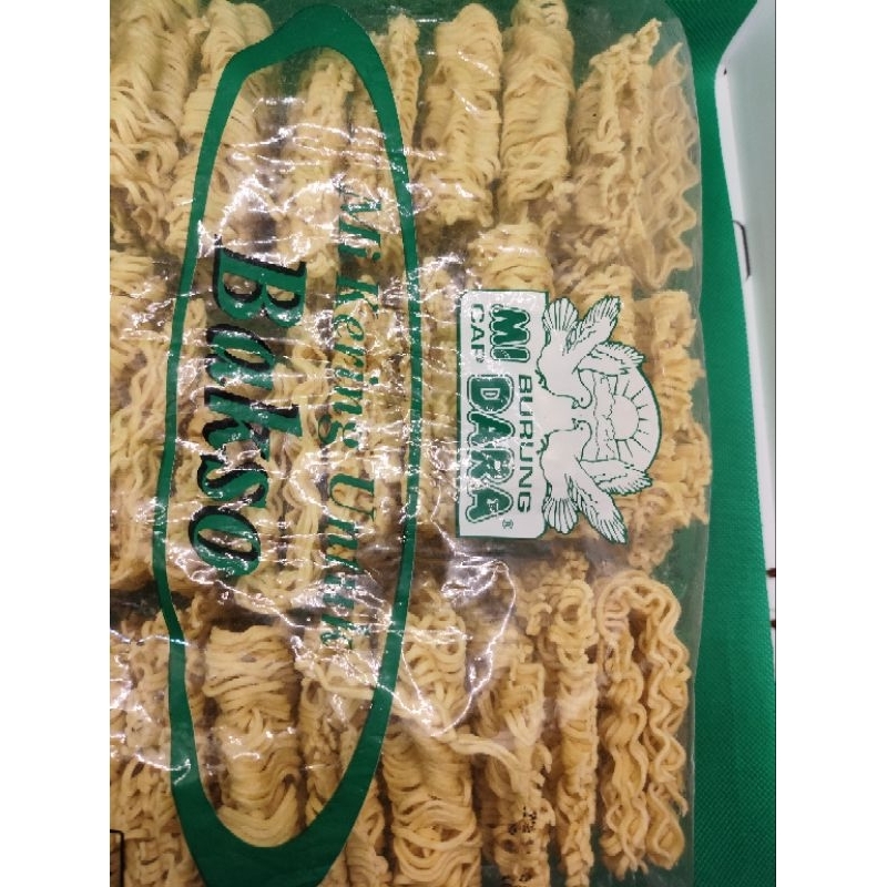 

MIE KEPING BURUNG DARA BAKSO ISI 30 KEPING 1 KG