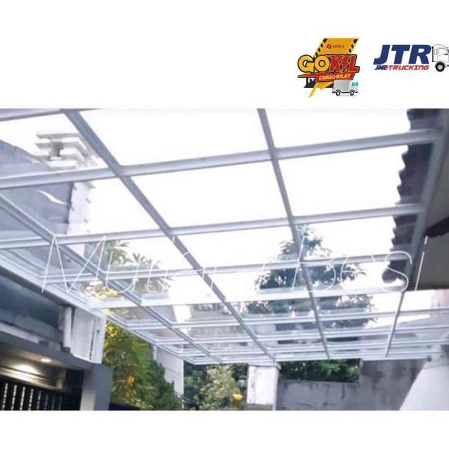 Sale SolarFlat 12mm  Atap Fiber Solartuff Solid  VIA JNE SICEPAT  Solar Flat  Solar Tuff