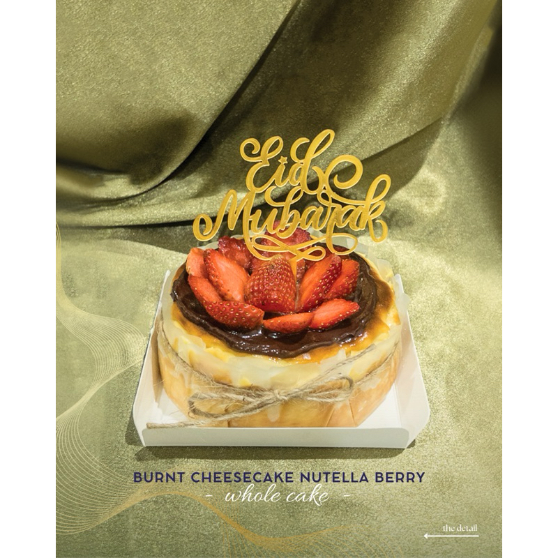

Nutella Berry Burnt Cheesecake | HAMPERS LEBARAN | EID HAMPERS