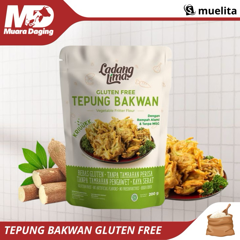 

LADANG LIMA Tepung Bakwan 200gr - GLUTEN FREE!! TANPA PERISA & PENGAWET
