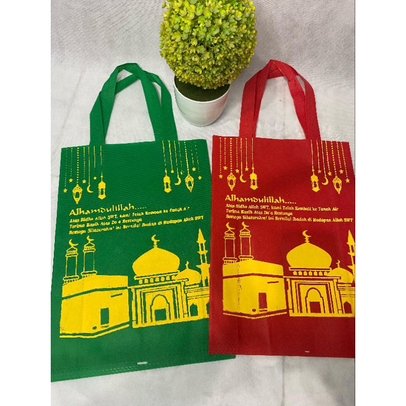 

(12pcs) godiebag/tas oleh-oleh haji dan umroh uk22x30
