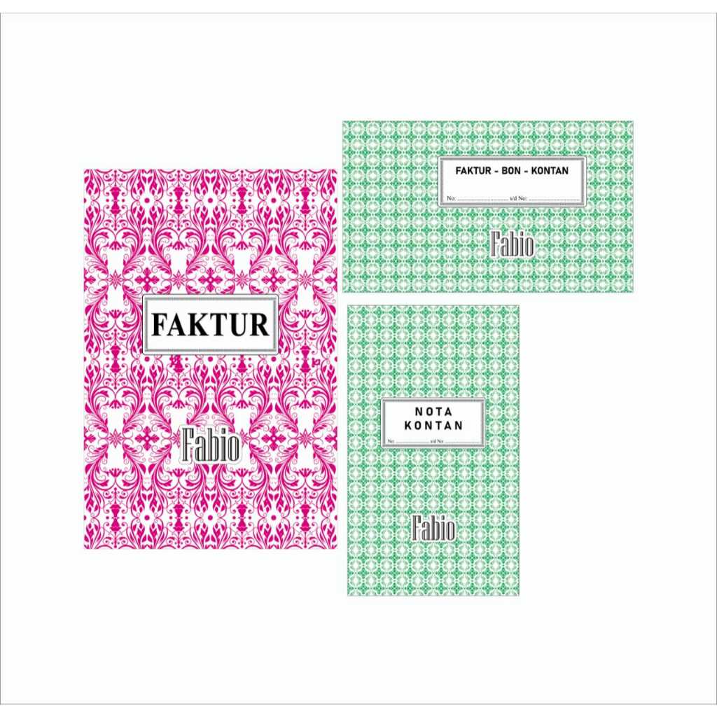 

[1 Pcs] Bon Faktur Kontan 2PLY 3PLY Tegak Melintang Besar Kecil NCR Murah HW / Fabio/merek random