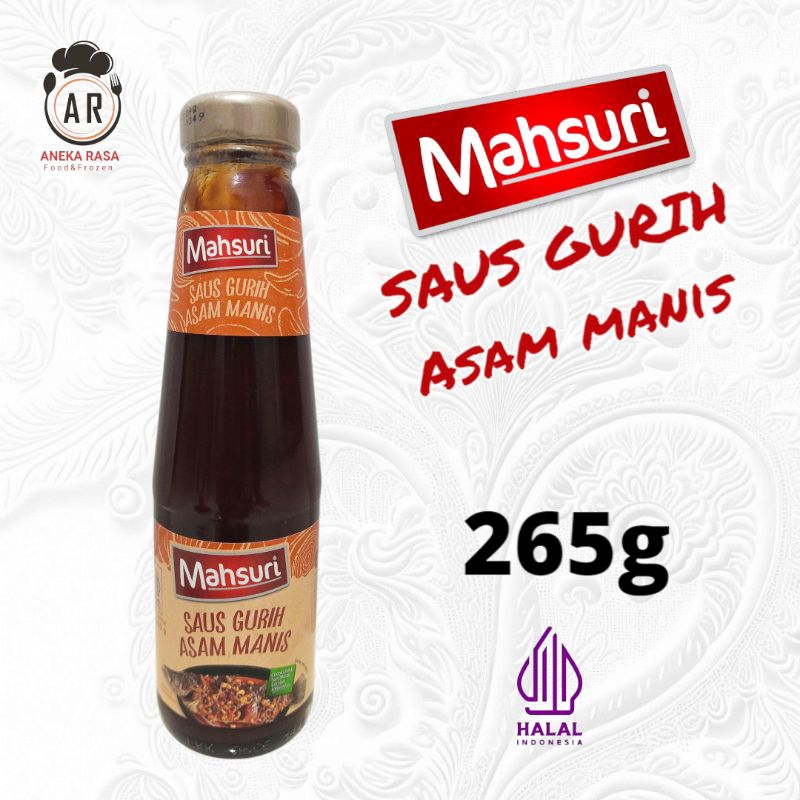 

Mahsuri Saus Gurih Asam Manis 265 g / Botol / ED : 13-09-2025