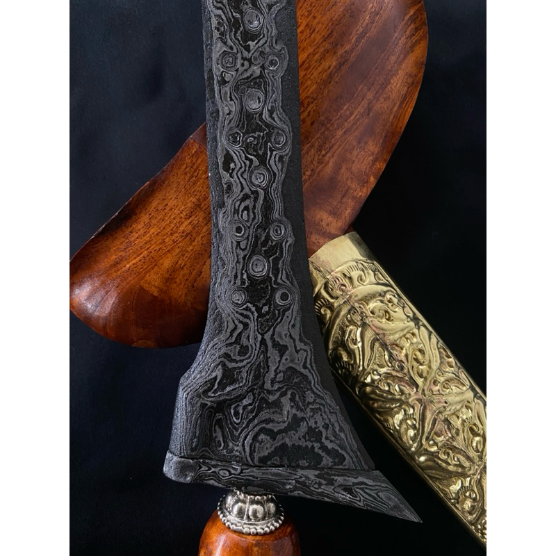 Keris Tilam Upih Pamor Udan Emas dan Pusaka Pulpen