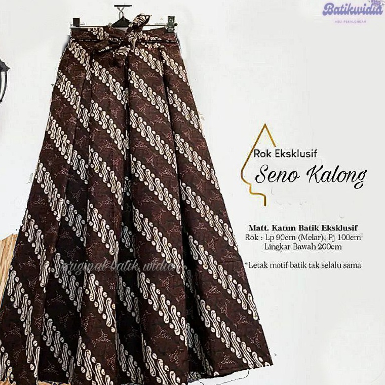 KODE C56N Rok Adhikara Batik Solo Fashion Wanita Rok Batik Modern Bawahan Batik by Batikwidia