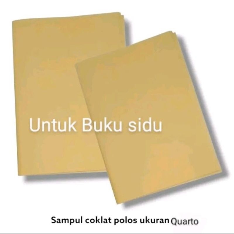 

Sampul Coklat Quarto / Buku Tulis Sidu 1 Pak Isi 20 Lembar Paper Cokelat Stationery Sekolah