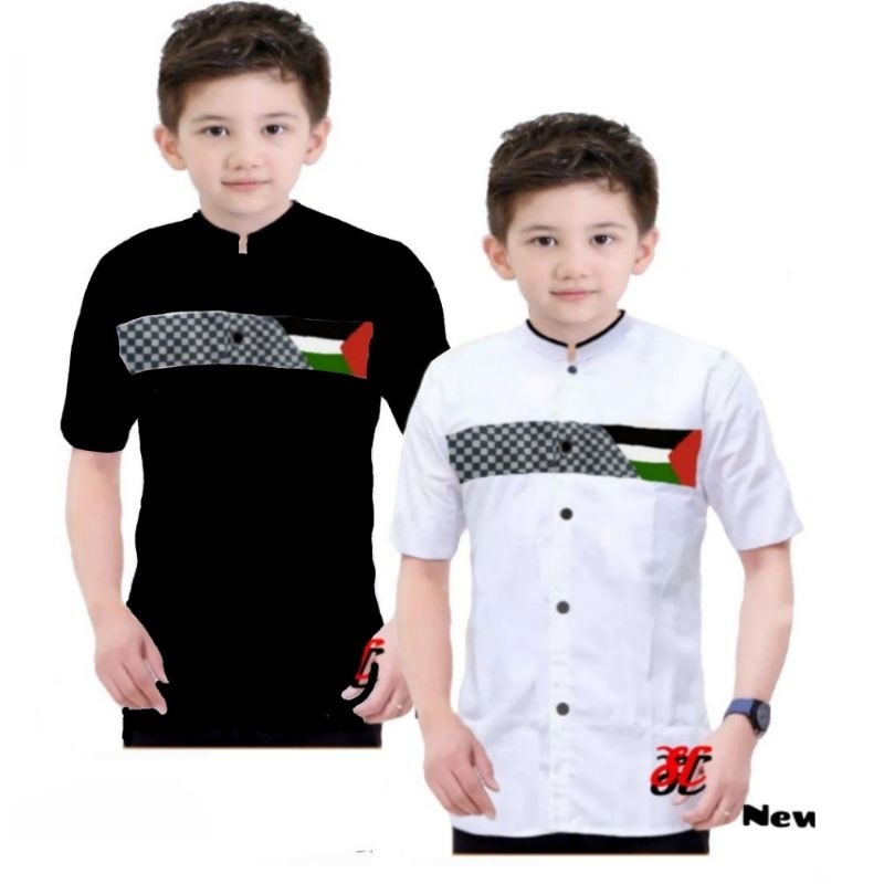 Koko anak palestina lengan pendek