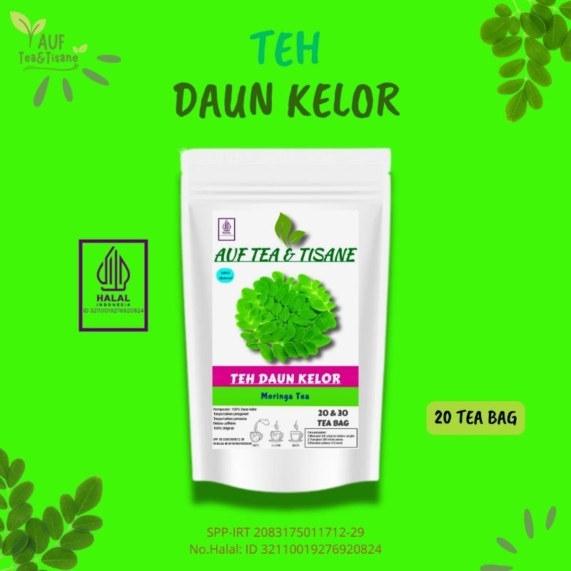 

TEH DAUN KELOR/MORINGA TEA ISI 20 TEA BAG(TEH CELUP)