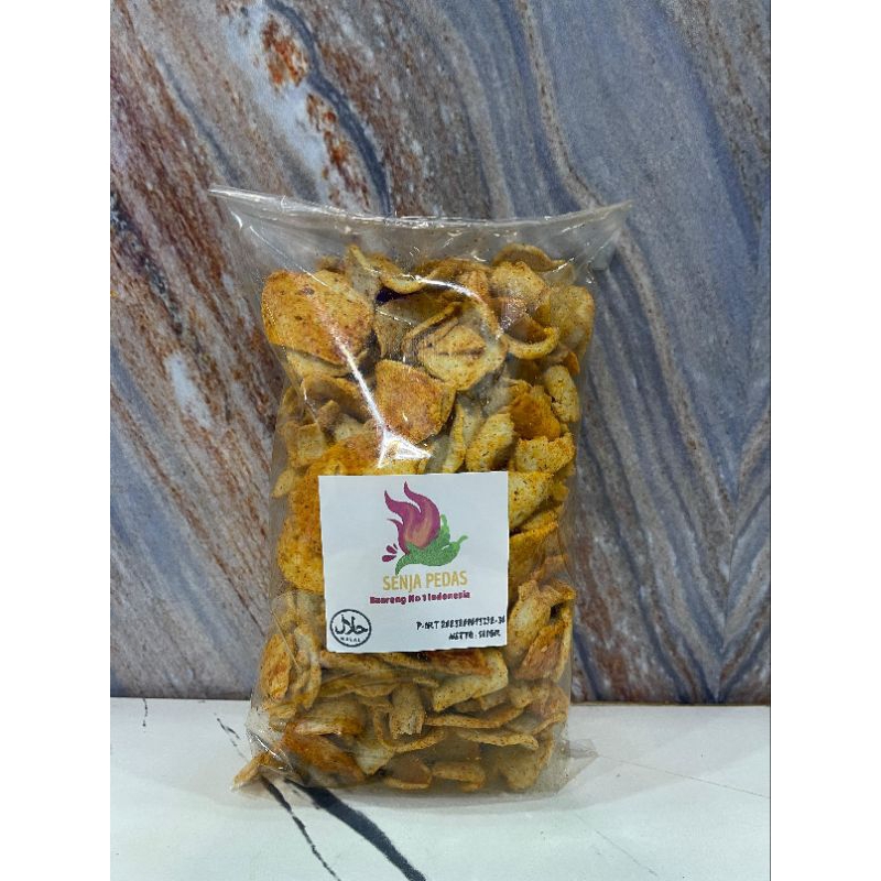 

Basreng Pedas Daun Jeruk - Senja Pedas 1KG