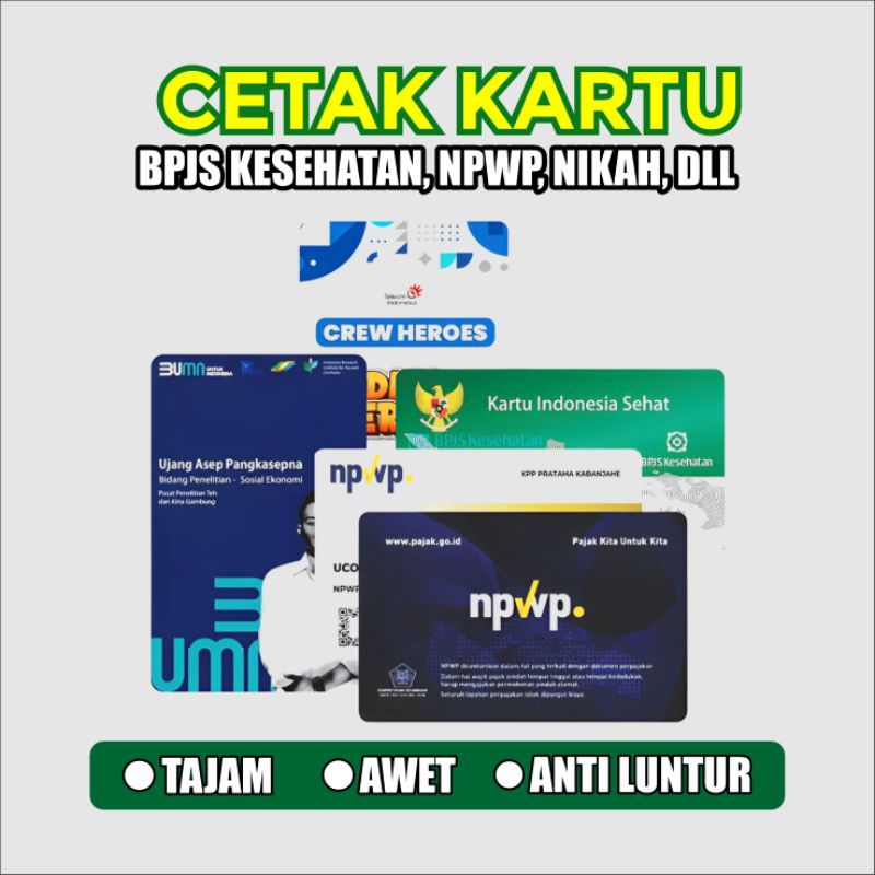 

Cetak ID Card PVC Premium Kartu Member | Cetak Kartu Anggota Pelajar | ID Card Anti Luntur