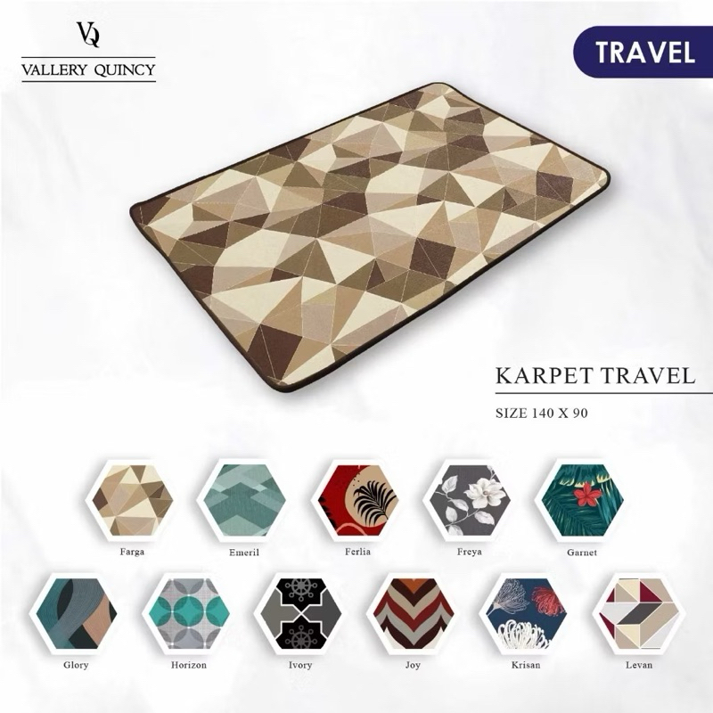 Vallery Quincy - Karpet Travel 140x90 - KARPET VALLERY 90x140 / KARPET MALAYSIA / KARPET MINIMALIS /