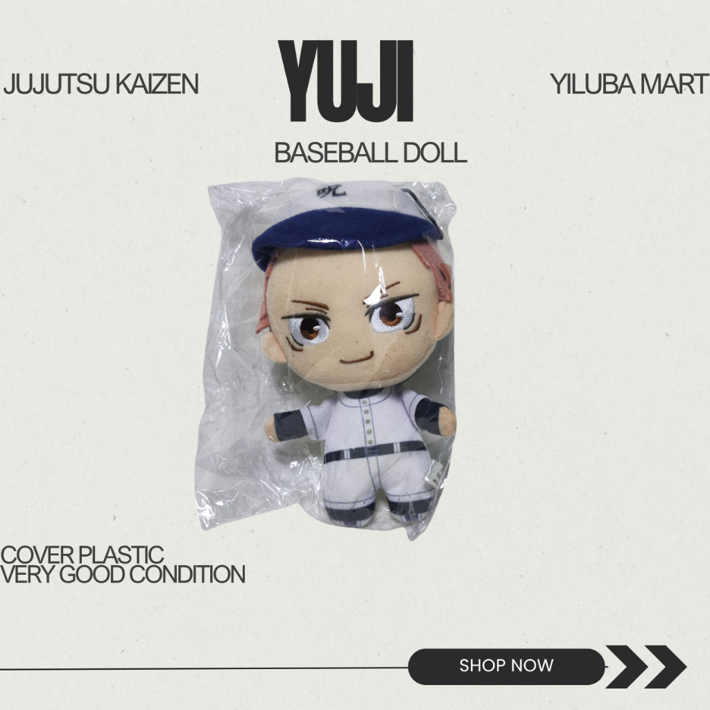 Jujutsu Kaizen Yuji Itadori Baseball doll