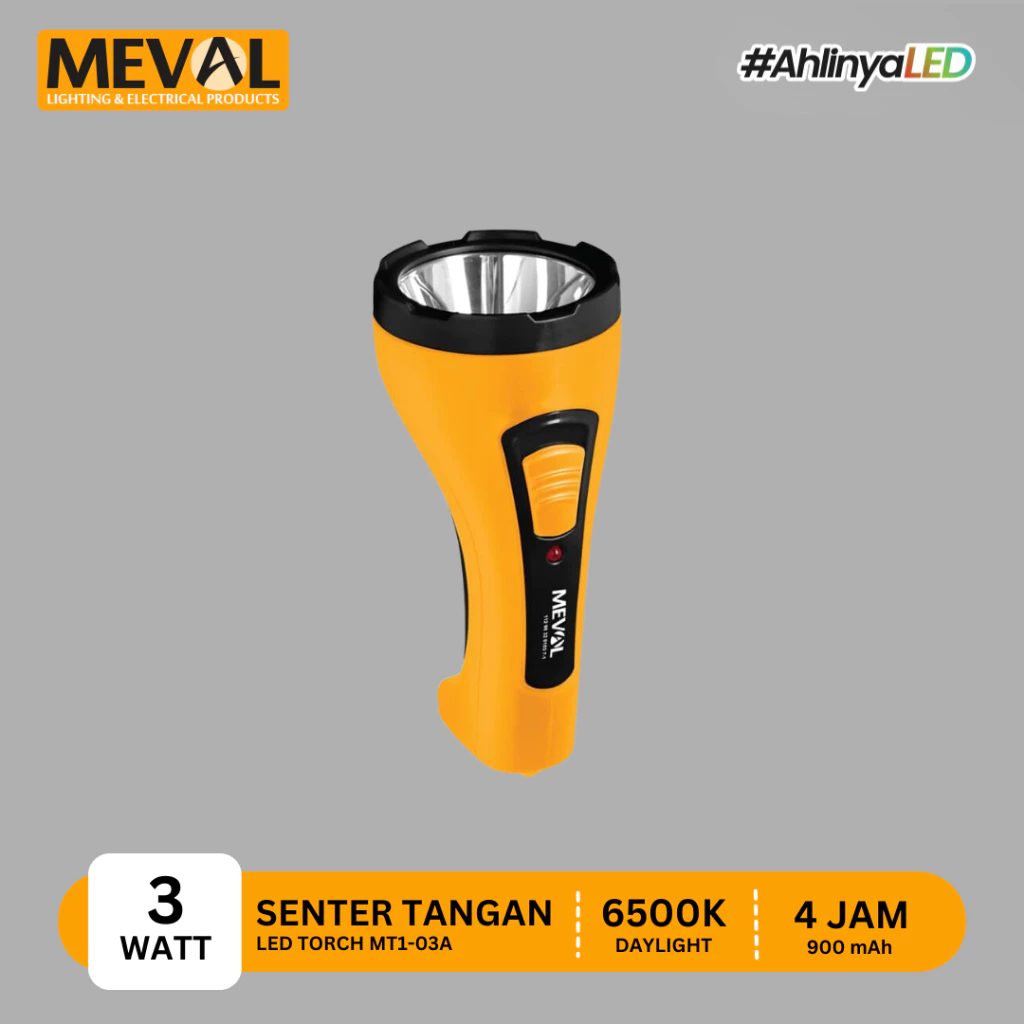MEVAL Rechargeable Senter LED
