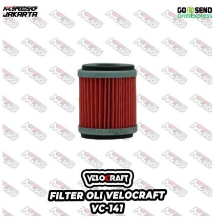 Filter Oli VELOCRAFT Paper Oil Filter VC 141 TRICITY XMAX 250 XMAX 300 WR125 WR250 XABRE SCORPIO JUP
