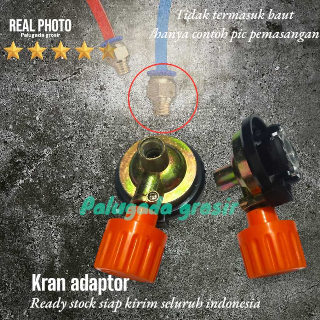 Kran | Keran Untuk Refil isi Ulang Gas Kaleng Gas Portabel
