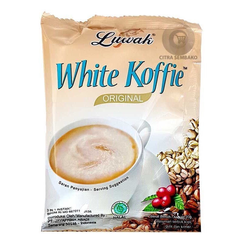 

kopi luwak white koffie putih 20gr saset renceng