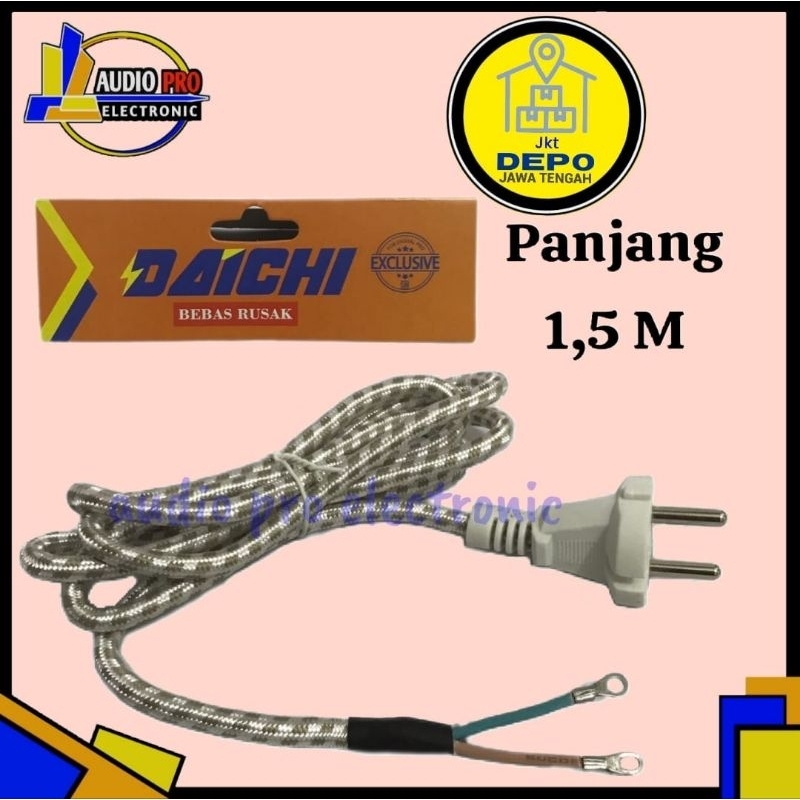 CABLE KABEL SETRIKA PHILIPS ORIGINAL 2PIN + SKUN