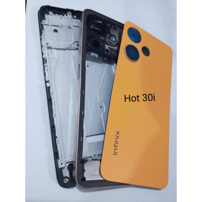 Casing Fullset Kesing Housing Fullset Infinix Hot 30i Gold / Orange