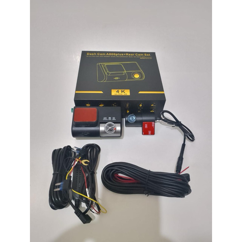 DVR dashcam mobil 4K wifi