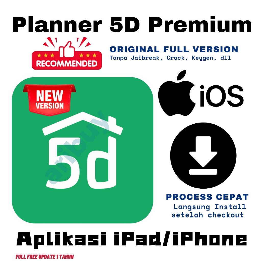 Planner 5D Premium for iOS (iPhone & iPad) – Aplikasi Desain Interior & Arsitektur Terbaik for iOS