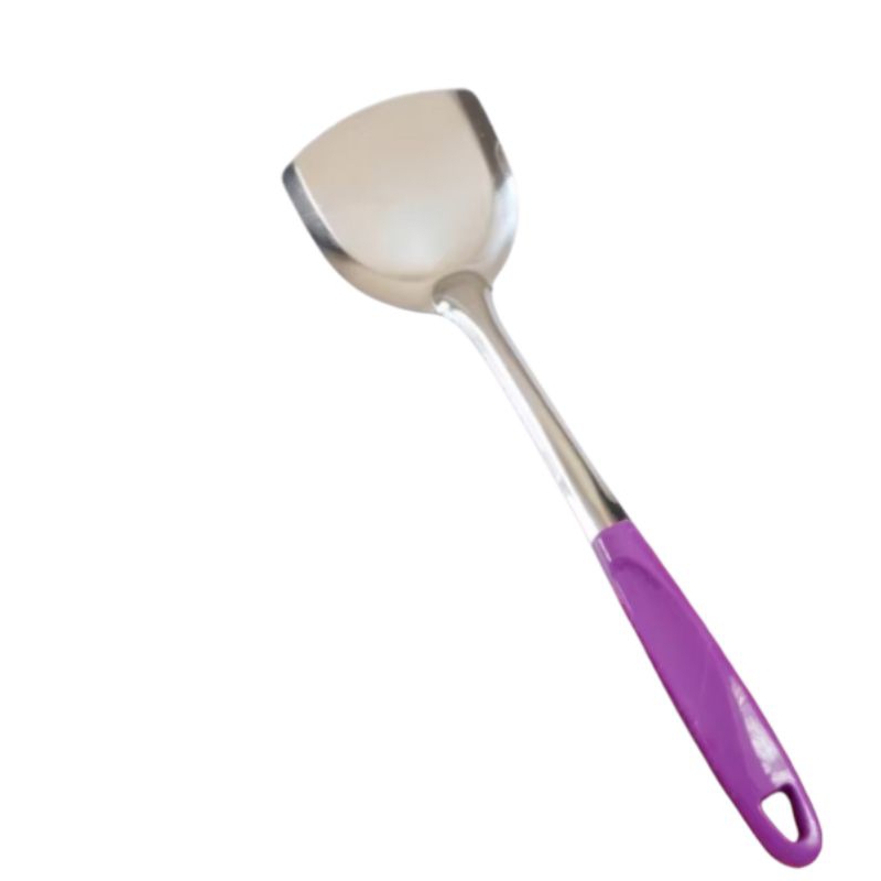 Spatula ( Sodet / Soled ) Stainless Tebal Kokoh Gagang  Plastik