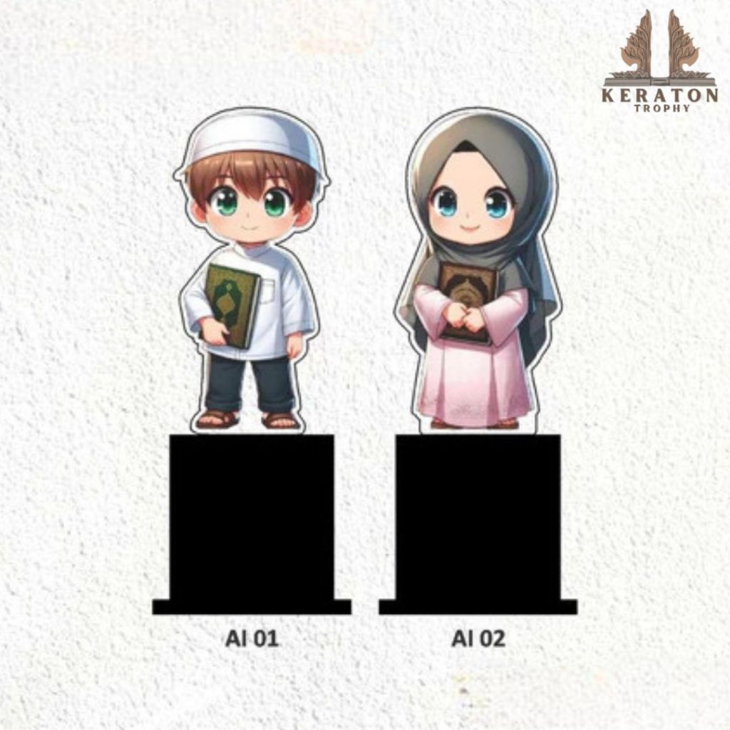 Piala Anak Islami Piala Anak Mengaji Piala Tahfidz Piala Sekolah Piala Wisuda Anak Akrilik Custom