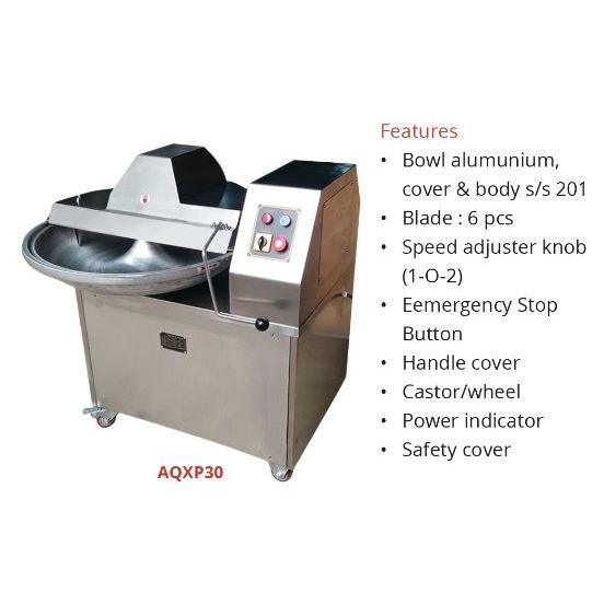 GETRA AQXP30 Bowl Cutter / Mixer Pencampur / Adonan Bakso Meat Ball Bowl Cutter / Mesin Pencampur Da