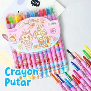 

Crayon Warna Putar Krayon Twist 12 Warna Panjang / Twist Crayons 2012 N