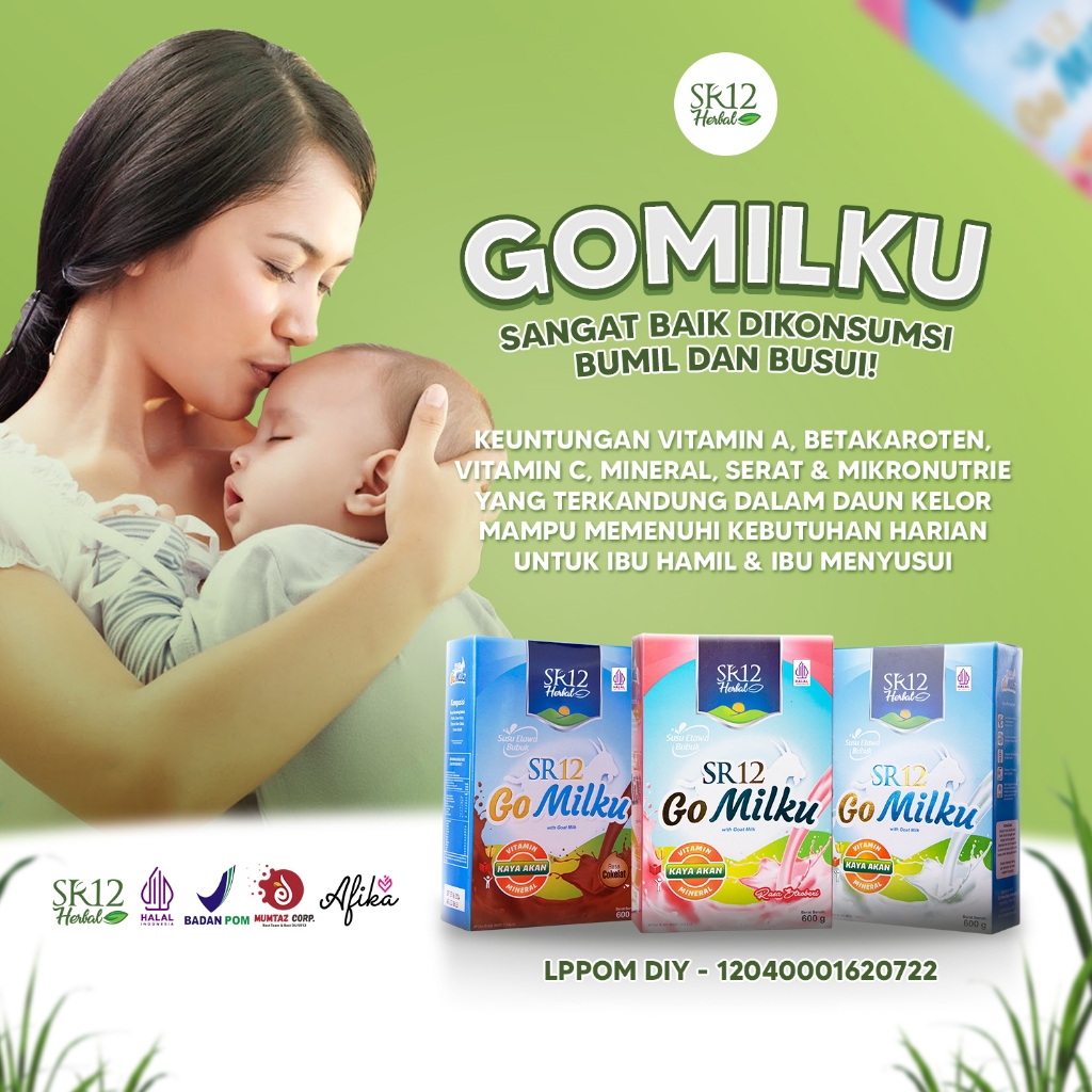 

AFIKA COLLECTION GoMilku SR12 Susu Kambing Etawa Bubuk Kualitas Premium Susu Ibu Hamil Menyusui dan Anak-anak
