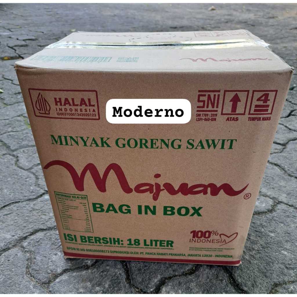 

Minyak Goreng Majuan BIB 18 LIter