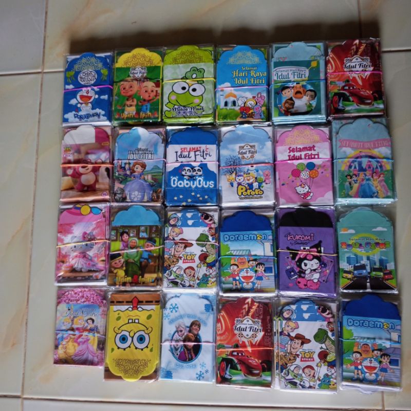 

AMPLOP MEDIUM KARAKTER SIAP PAKAI 10 PACK (100 BIJI)