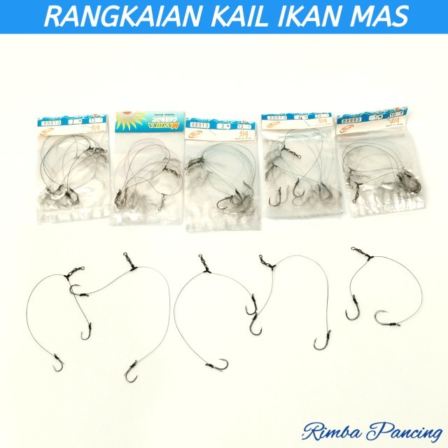 Rangkaian Kail Pancing Ikan Mas Cabang 2