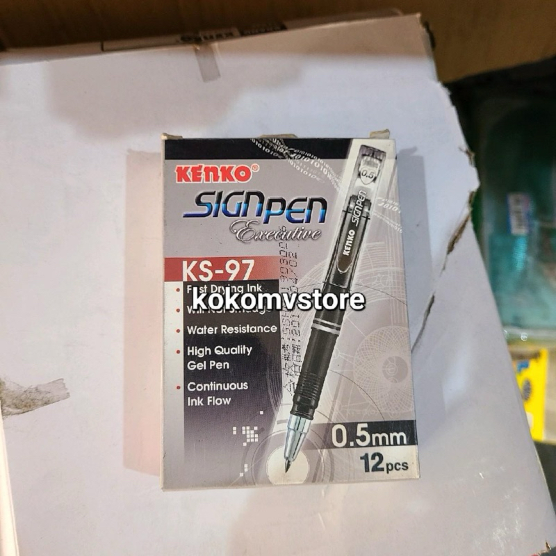 

pulpen / gelpen ks-97 kenko 12pcs