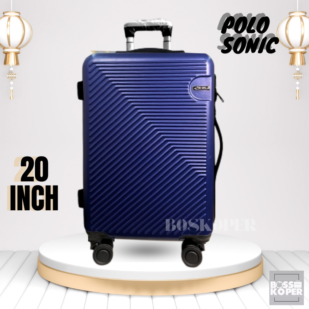TERBARU Koper 20 inch Polo Ukuran kabin -cabin-fiber-polo-travel-murah-20 inch-tas koper-tas