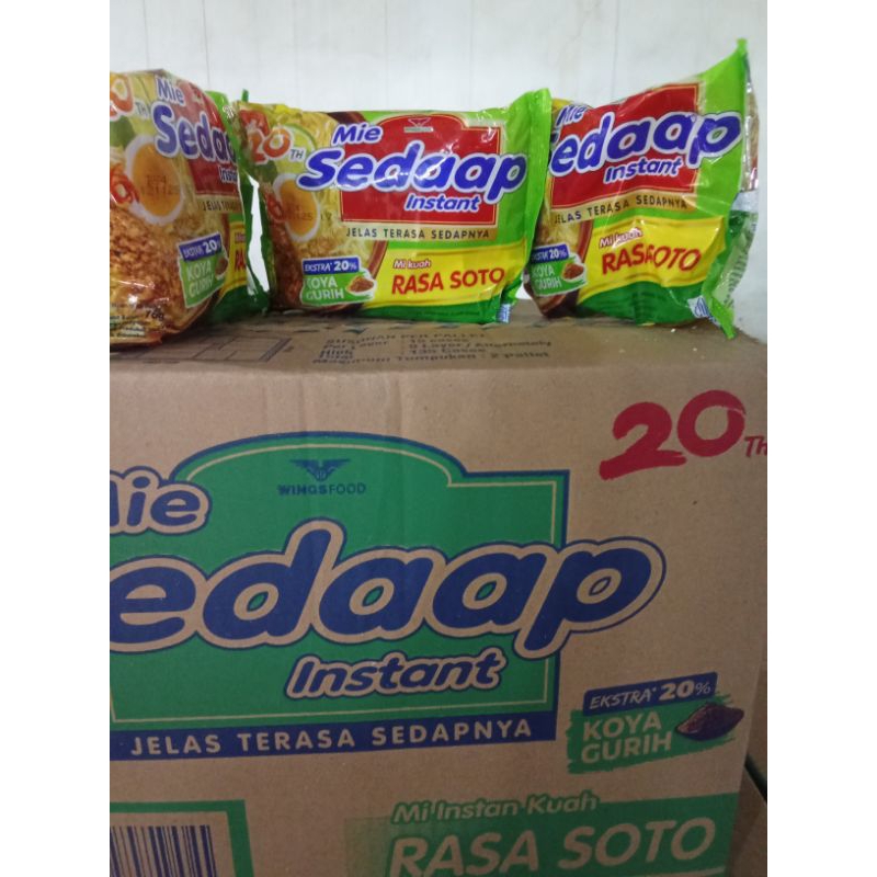 

mi instan sedap soto isi 40