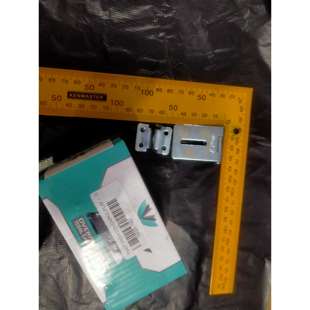 COLOURED LIGHT PATTERN HASPS STAPLES/OVERVAL PLAT CANTOLAN GEMBOK 4"/Overval Overpal Plat Putih / Ca