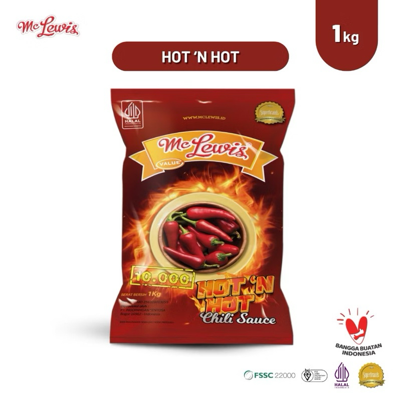 

Mc lewis Hot n hot 900/ Saus Mc Lewis Hot n hot