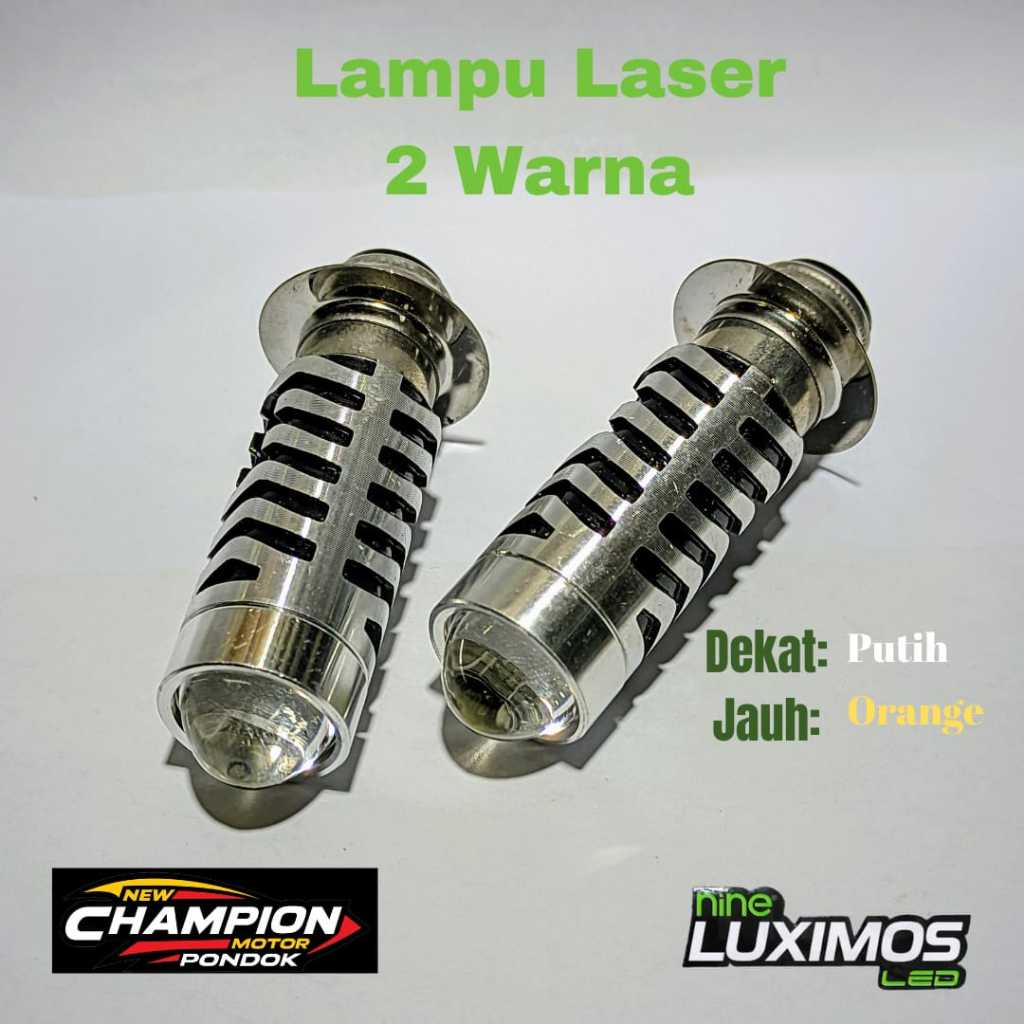 LAMPU DEPAN MOTOR MATIC HONDA YAMAHA LED LS2 WARNA LUMINOS BEAT VARIO MIO