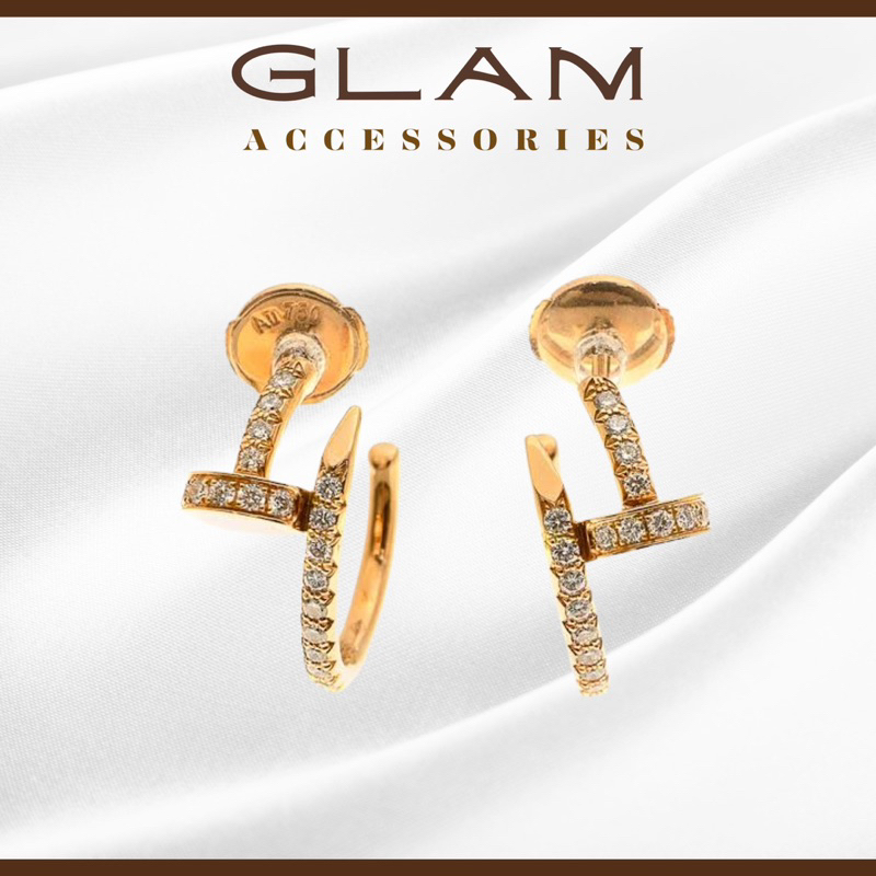 Anting Wanita Emas Zafira 24K Gold Look – Elegan & Tahan Karat GLAM Collection | Perhiasan Gold Plat