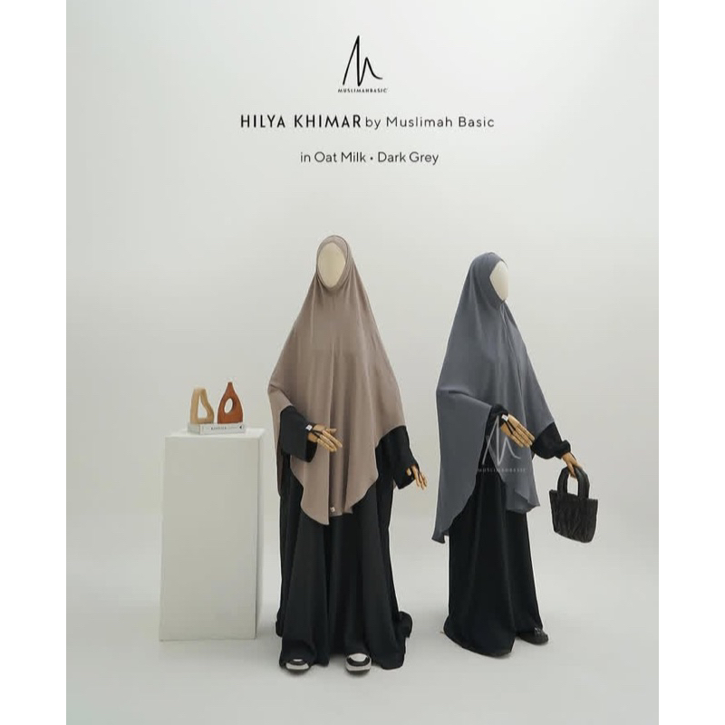 Hilya Khimar by Muslimah Basic - Oatmilk