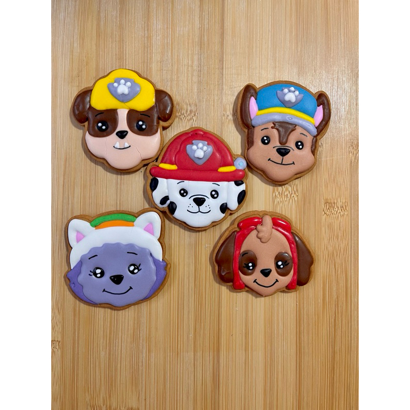 

paw patrol cookies 8cm (1pcs)
