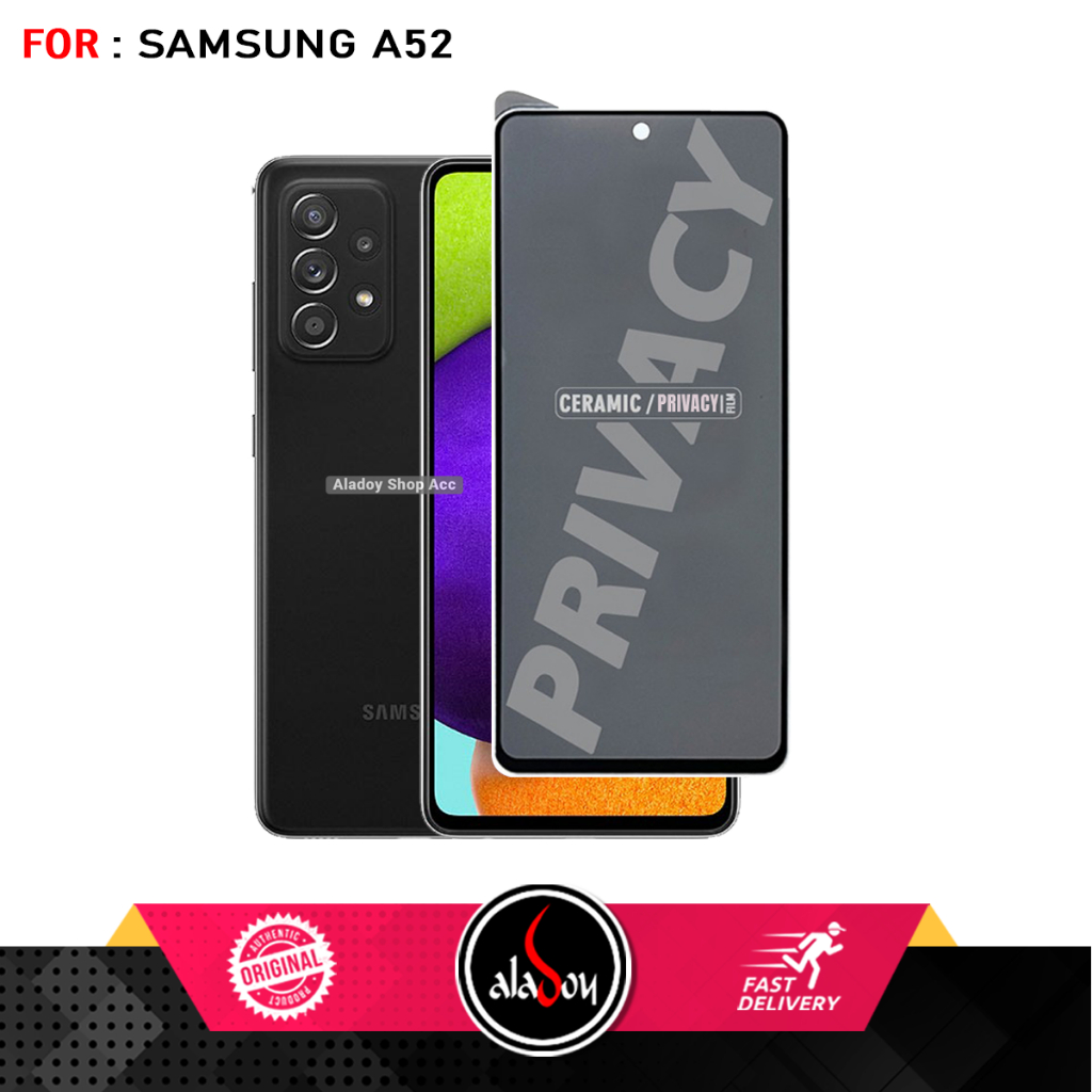 Tempered Glass SPY Samsung A52 / A52S Anti Gores Privacy