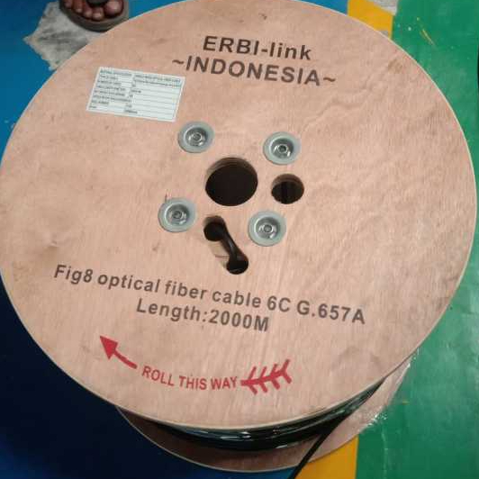 Fig 8  12Core  MURAH Premium Quality | Kabel Fig 8 fiber 12core Jelly Tube | Brand ERBiLink 12, 6, 4